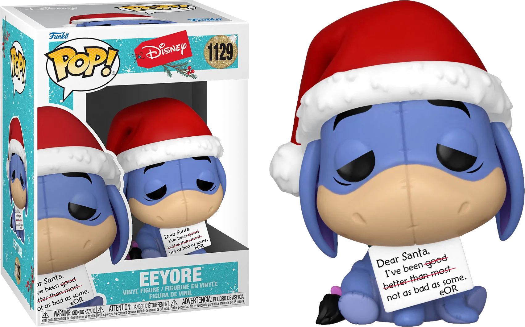 FUN57748 Winnie the Pooh - Eeyore Holiday Pop! Vinyl - Funko - Titan Pop Culture