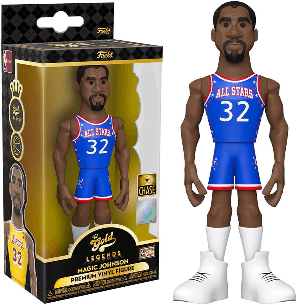 FUN57755 NBA Legends: Lakers - Magic Johnson (with chase) 5" Vinyl Gold - Funko - Titan Pop Culture