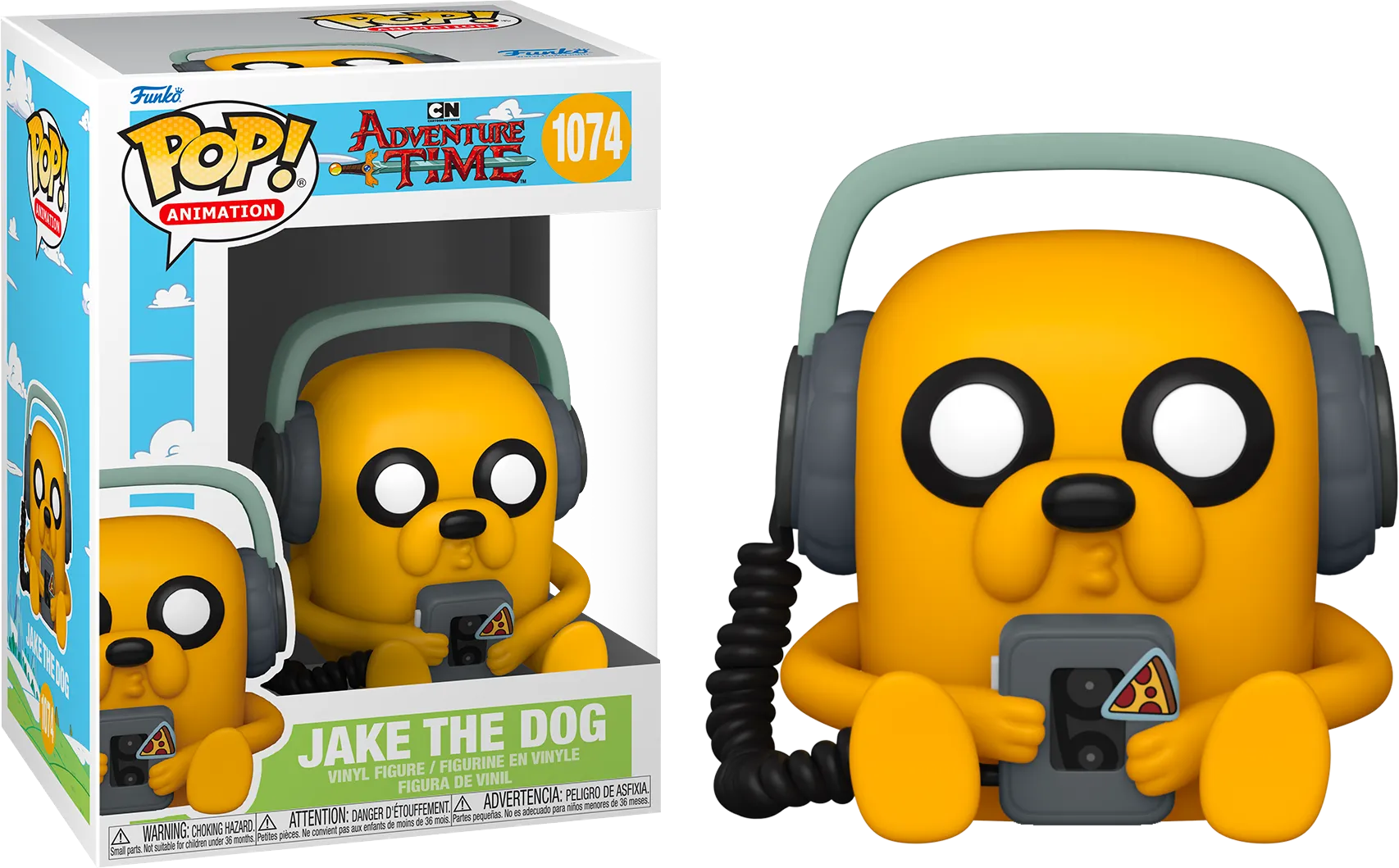 FUN57784 Adventure Time - Jake the Dog Pop! Vinyl - Funko - Titan Pop Culture