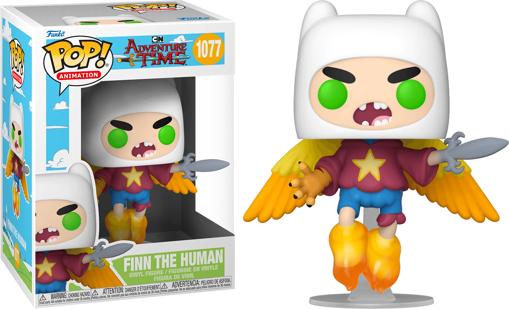 FUN57787 Adventure Time - Finn the Human Pop! Vinyl - Funko - Titan Pop Culture