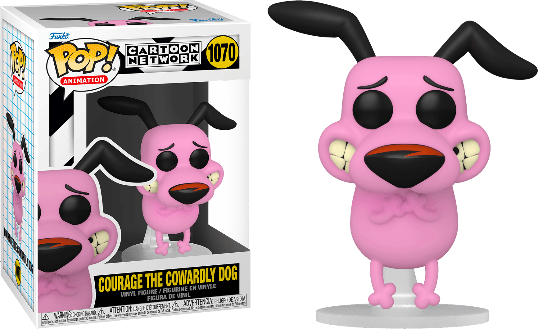 FUN57788 Courage the Cowardly Dog - Courage the Cowardly Dog Pop! Vinyl - Funko TBA - Titan Pop Culture