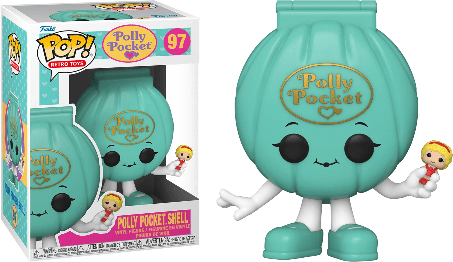 FUN57812 Polly Pocket - Polly Pocket Shell Pop! Vinyl - Funko - Titan Pop Culture