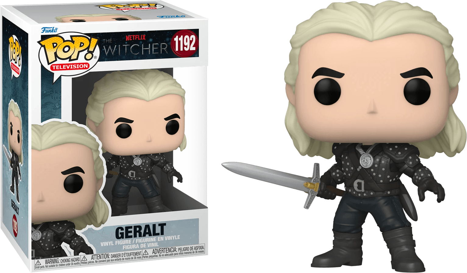 The Witcher (Season 3) - Geralt with Sword Glow Pop! Vinyl Figure - Toys &  Gadgets - ZiNG Pop Culture