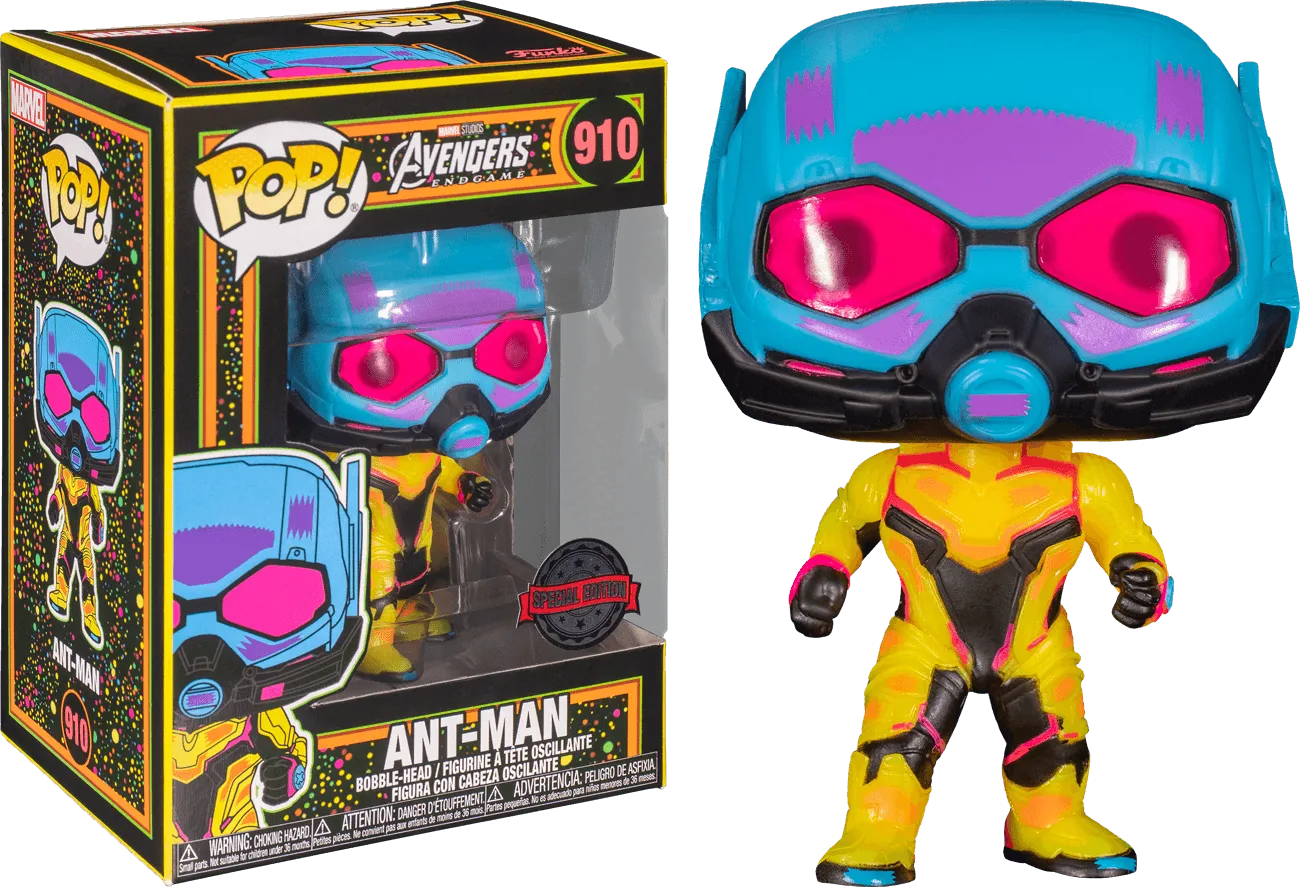 FUN57927 Avengers 4: Endgame - Ant-Man Blacklight US Exclusive Pop! Vinyl [RS] - Funko - Titan Pop Culture