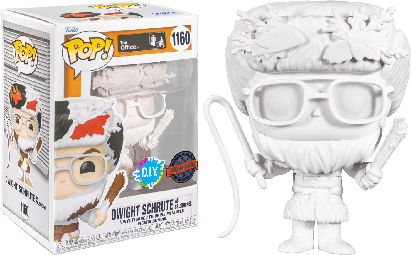 FUN57949 The Office - Dwight as Belsnickel DIY US Exclusive Pop! Vinyl [RS] - Funko - Titan Pop Culture