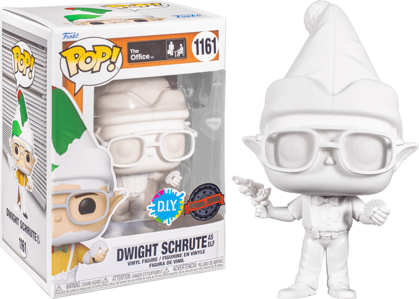 FUN57950 The Office - Dwight as Elf DIY US Exclusive Pop! Vinyl [RS] - Funko - Titan Pop Culture