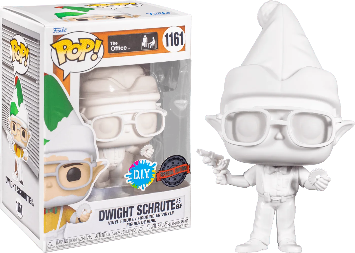 FUN57950 The Office - Dwight as Elf DIY US Exclusive Pop! Vinyl [RS] - Funko - Titan Pop Culture