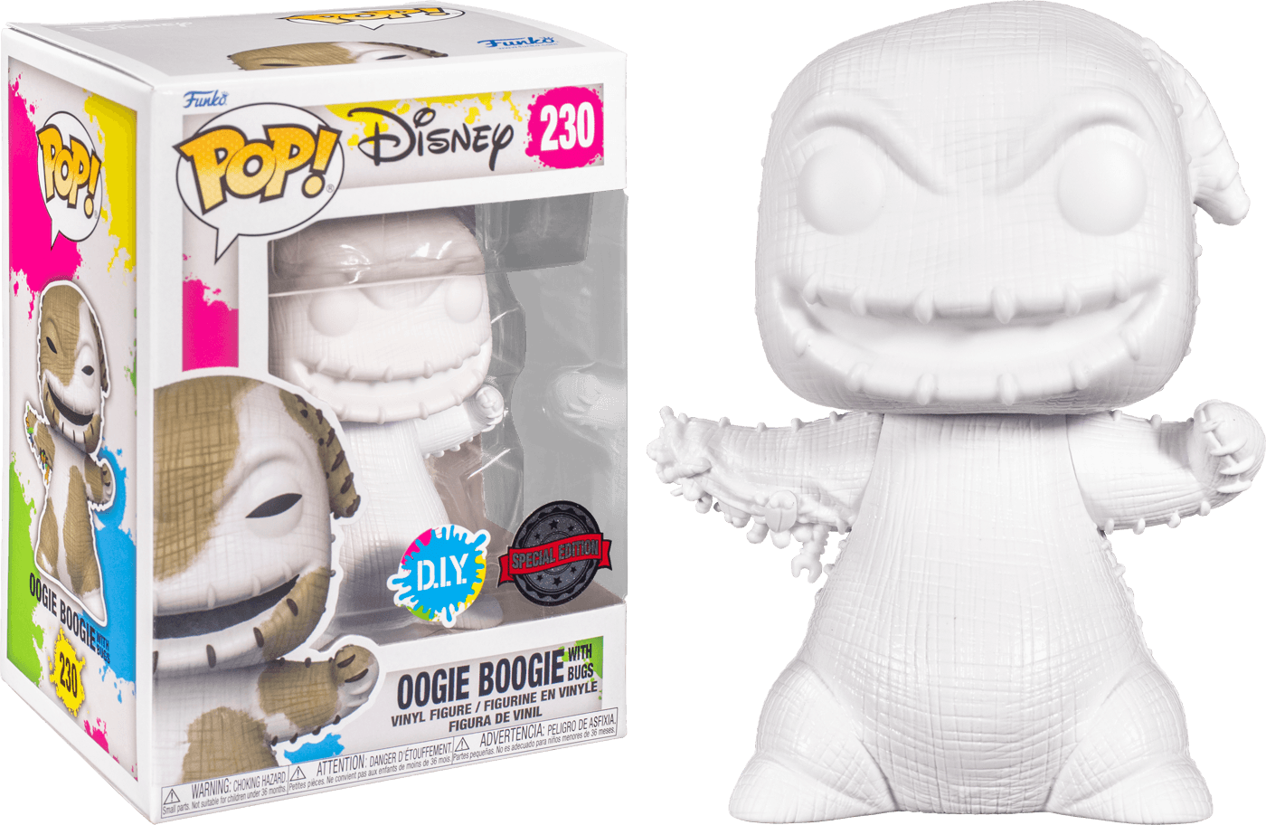 FUN57960 The Nightmare Before Christmas - Oogie Boogie DIY US Exclusive Pop! Vinyl [RS] - Funko - Titan Pop Culture