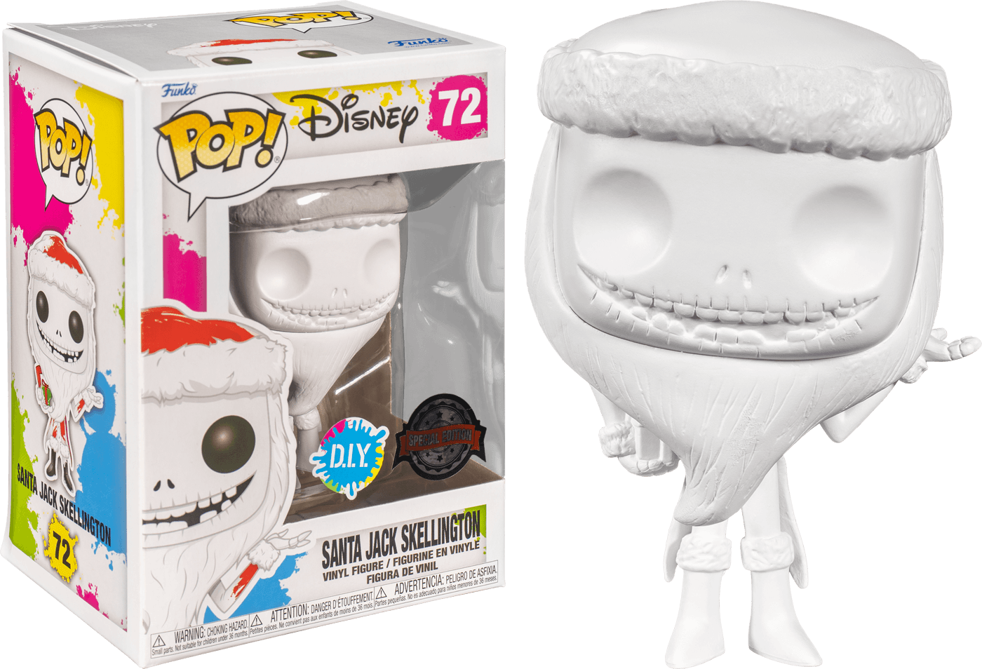 FUN57961 The Nightmare Before Christmas - Santa Jack DIY US Exclusive Pop! Vinyl [RS] - Funko - Titan Pop Culture