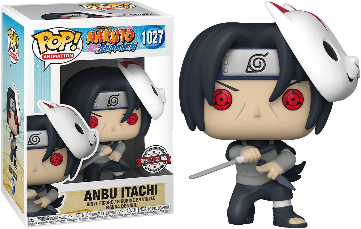 FUN58149 Naruto: Shippuden - Anbu Itachi (with chase) US Exclusive Pop! Vinyl [RS] - Funko - Titan Pop Culture