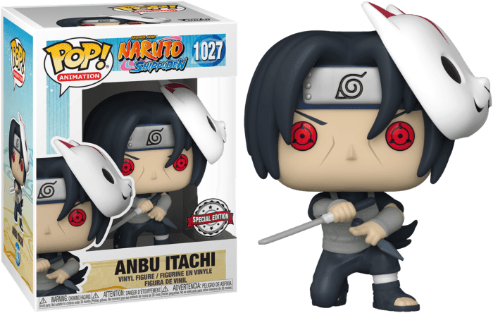 FUN58149CBUNDLE Naruto - Anbu Itachi US Exclusive Pop! Vinyl - Chase Case [RS] - Funko - Titan Pop Culture