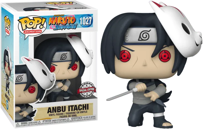 FUN58149CBUNDLE Naruto - Anbu Itachi US Exclusive Pop! Vinyl - Chase Case [RS] - Funko - Titan Pop Culture