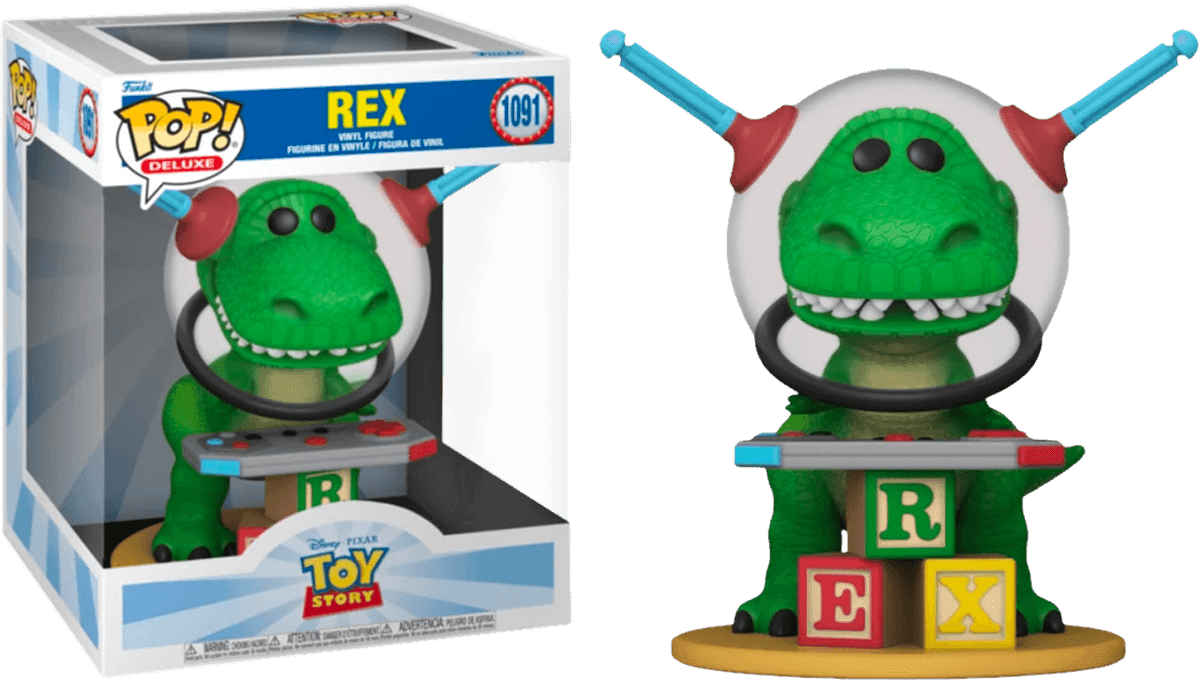 FUN58179 Toy Story - Rex US Exclusive Pop! Deluxe [RS] - Funko - Titan Pop Culture