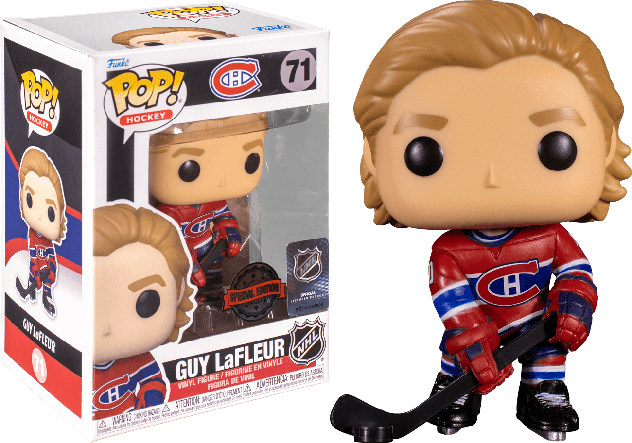 FUN58190 NHL: Canadiens - Guy LaFleur (Red) (with chase) US Exclusive Pop! Vinyl [RS] - Funko - Titan Pop Culture