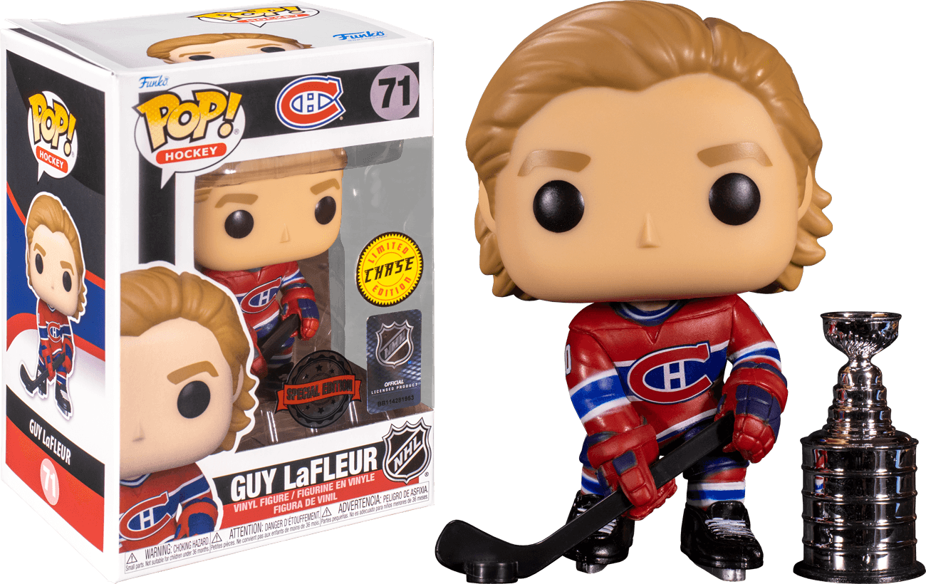 FUN58190 NHL: Canadiens - Guy LaFleur (Red) (with chase) US Exclusive Pop! Vinyl [RS] - Funko - Titan Pop Culture