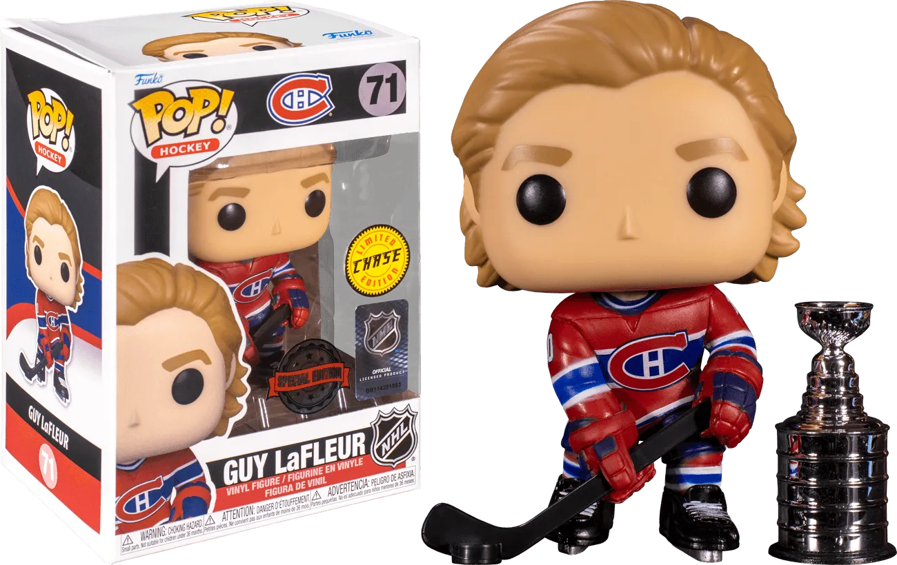 FUN58190 NHL: Canadiens - Guy LaFleur (Red) (with chase) US Exclusive Pop! Vinyl [RS] - Funko - Titan Pop Culture
