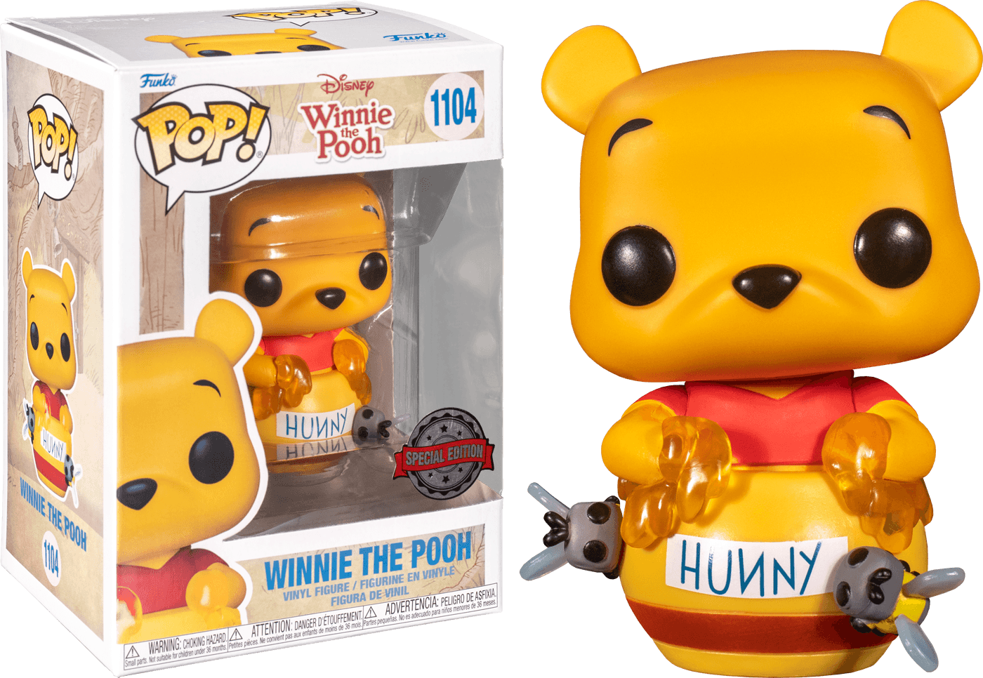 FUN58234 Winnie the Pooh - Winnie in Honey Pot US Exclusive Pop! Vinyl [RS] - Funko - Titan Pop Culture