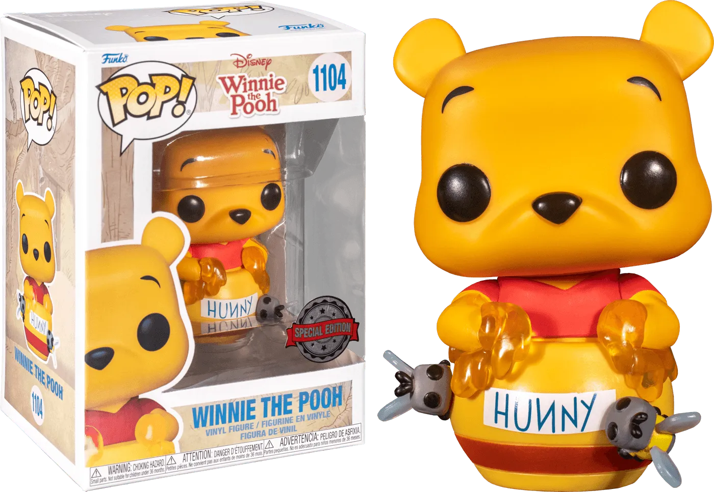 FUN58234 Winnie the Pooh - Winnie in Honey Pot US Exclusive Pop! Vinyl [RS] - Funko - Titan Pop Culture