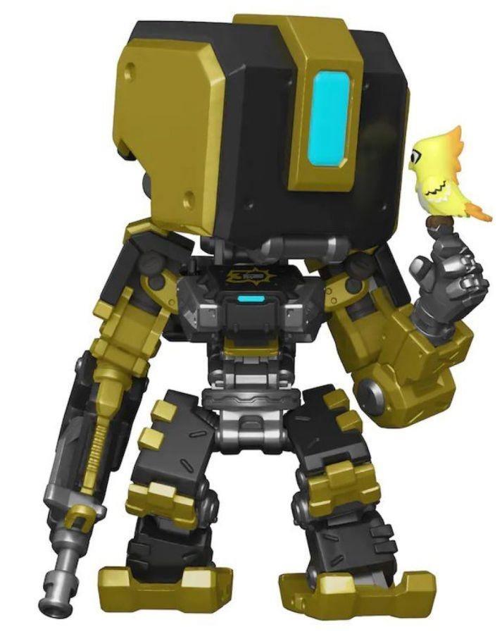 FUN58239 Overwatch - Bastion Metallic Gold Blizzard 30th Anniversary US Exclusive 6" Pop! Vinyl [RS] - Funko - Titan Pop Culture