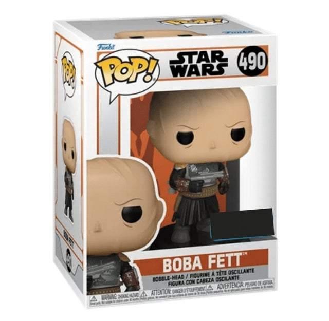 FUN58288 Star Wars: The Mandalorian - Boba Fett Unmasked US Exclusive Pop! Vinyl [RS] - Funko - Titan Pop Culture