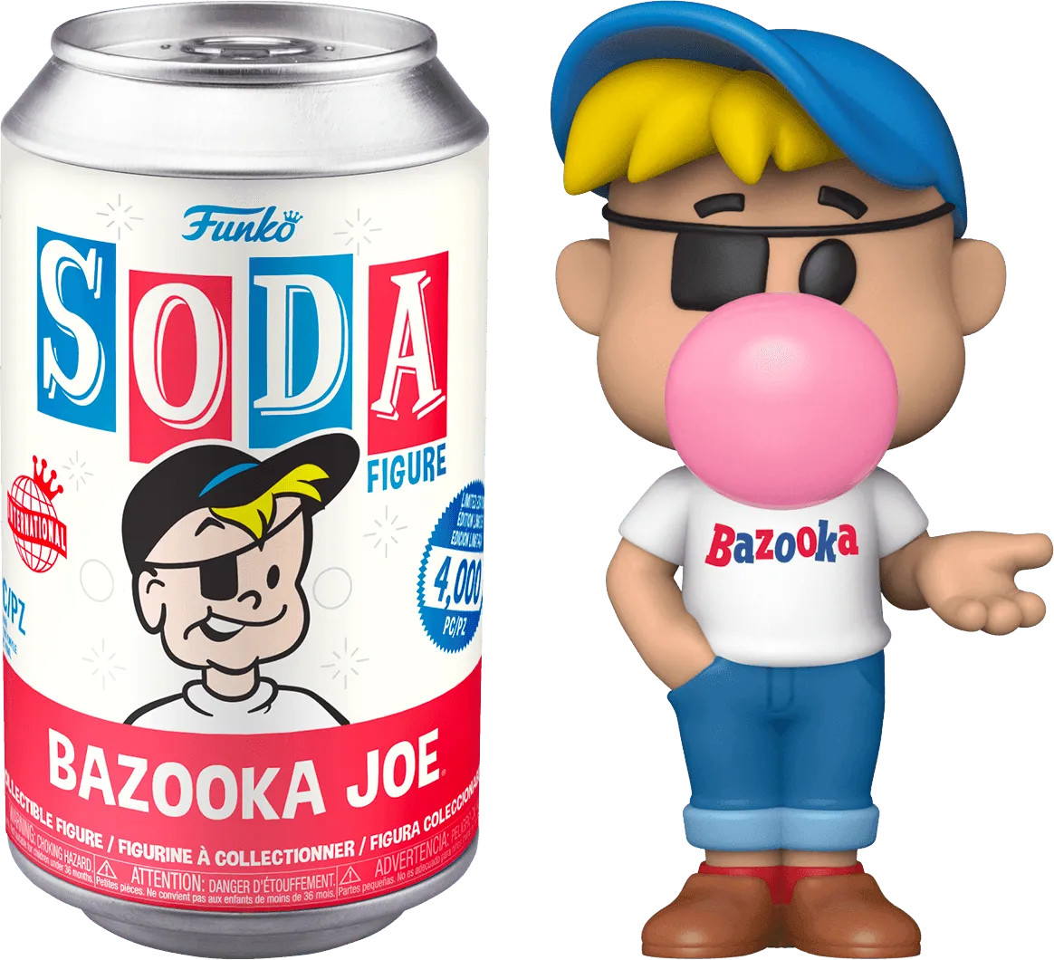FUN58335 Bazooka Joe - Bazooka Joe (with chase) Vinyl Soda - Funko - Titan Pop Culture