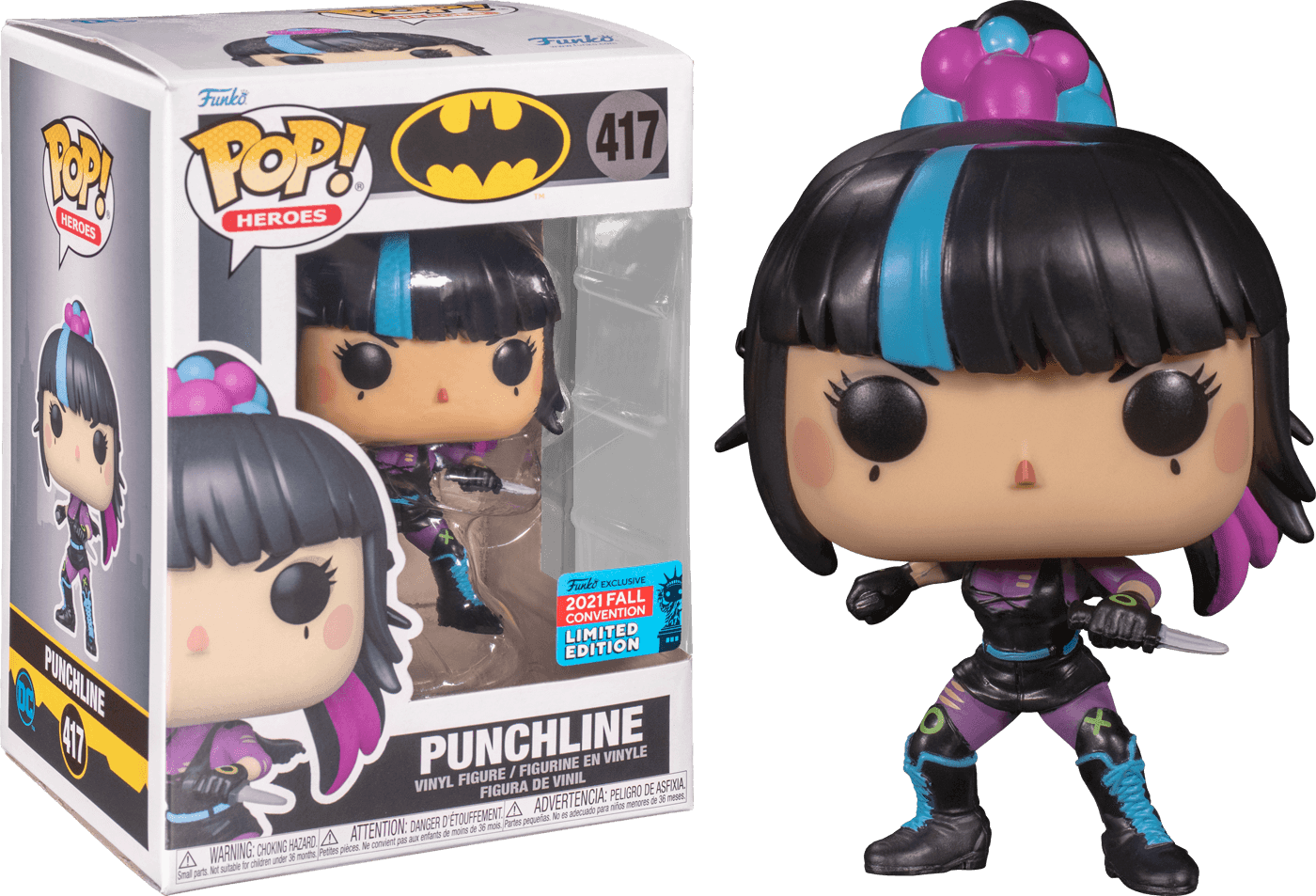 FUN58591 Batman (comics) - Punchline Festival of Fun 2021 US Exclusive Pop! Vinyl [RS] - Funko - Titan Pop Culture