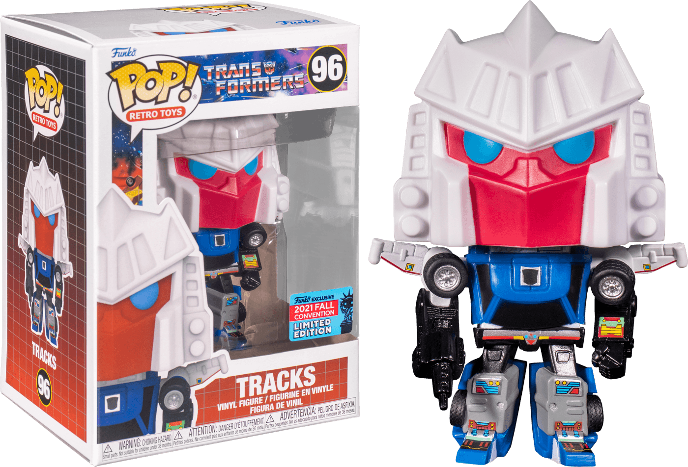 FUN58608 Transformers - Tracks Festival of Fun 2021 US Exclusive Pop! Vinyl [RS] - Funko - Titan Pop Culture