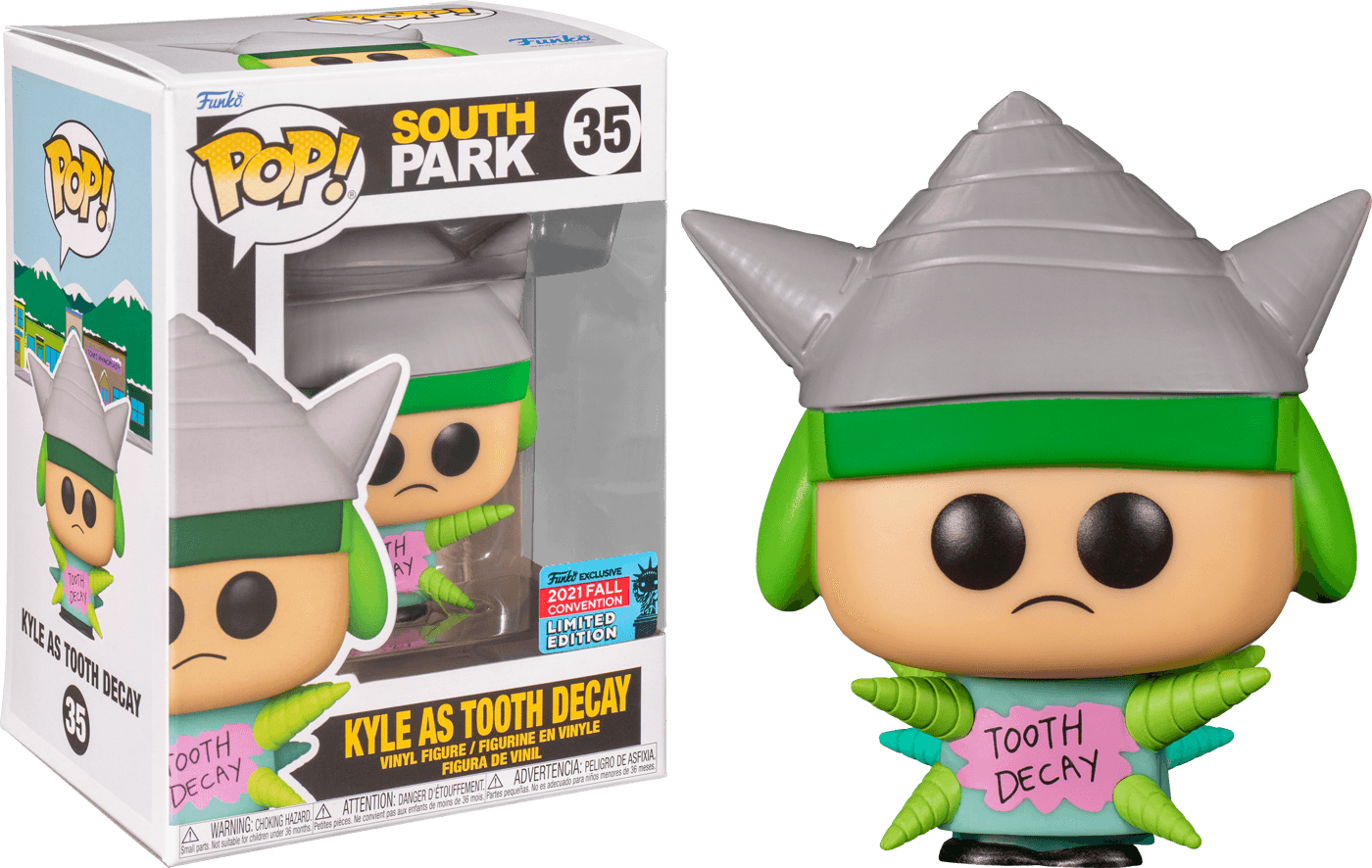 FUN58623 South Park - Kyle as Tooth Decay Festival of Fun 2021 US Exclusive Pop! Vinyl [RS] - Funko - Titan Pop Culture