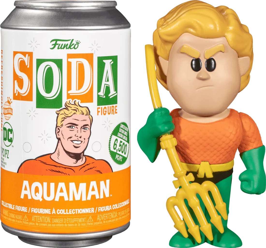 FUN58712 Aquaman - Aquaman (with chase) Vinyl Soda - Funko - Titan Pop Culture