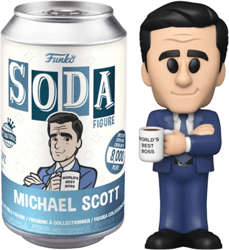 FUN58728 The Office - Michael Best Boss (with chase) Vinyl Soda - Funko - Titan Pop Culture