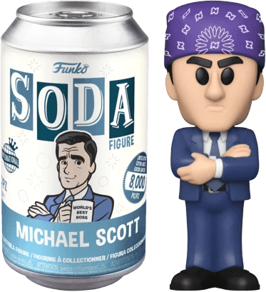 FUN58728 The Office - Michael Best Boss (with chase) Vinyl Soda - Funko - Titan Pop Culture