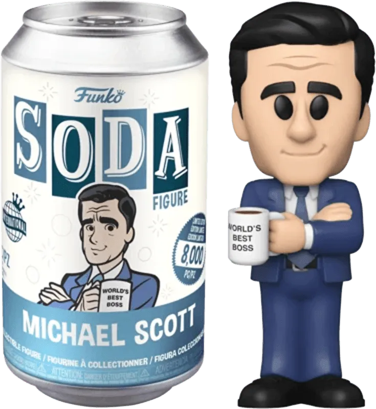 FUN58728 The Office - Michael Best Boss (with chase) Vinyl Soda - Funko - Titan Pop Culture