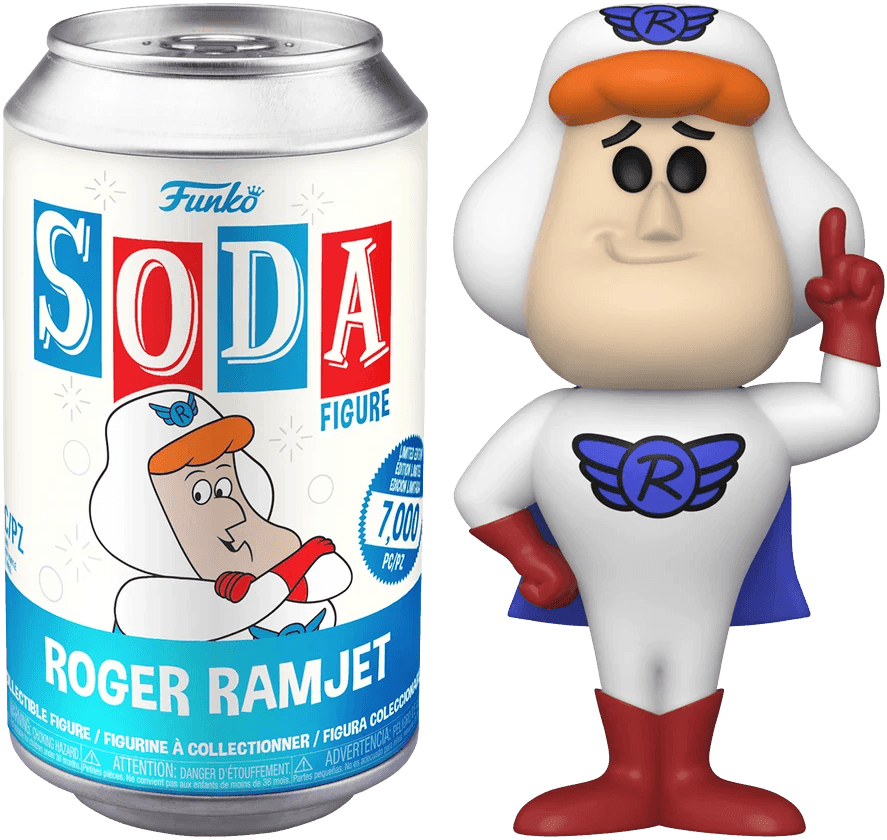 FUN58731 Roger Ramjet - Roger Ramjet (with chase) Vinyl Soda - Funko - Titan Pop Culture