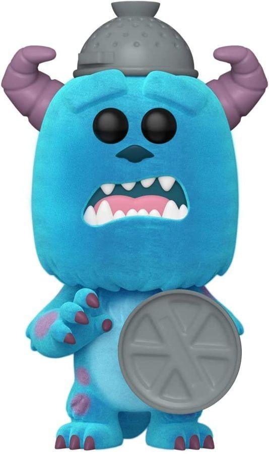FUN58754 Monsters, Inc. - Sulley with Lid Flocked 20th Anniversary US Exclusive Pop! Vinyl [RS] - Funko - Titan Pop Culture