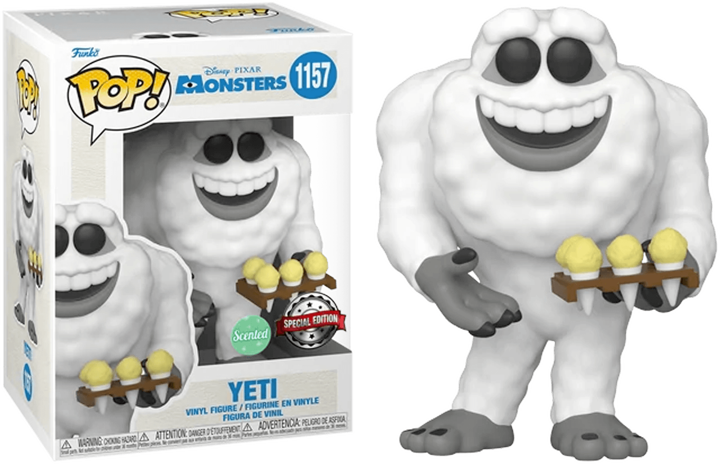 FUN58847 Monsters Inc - Yeti Scented 20th Anniversary US Exclusive Pop! Vinyl [RS] - Funko - Titan Pop Culture