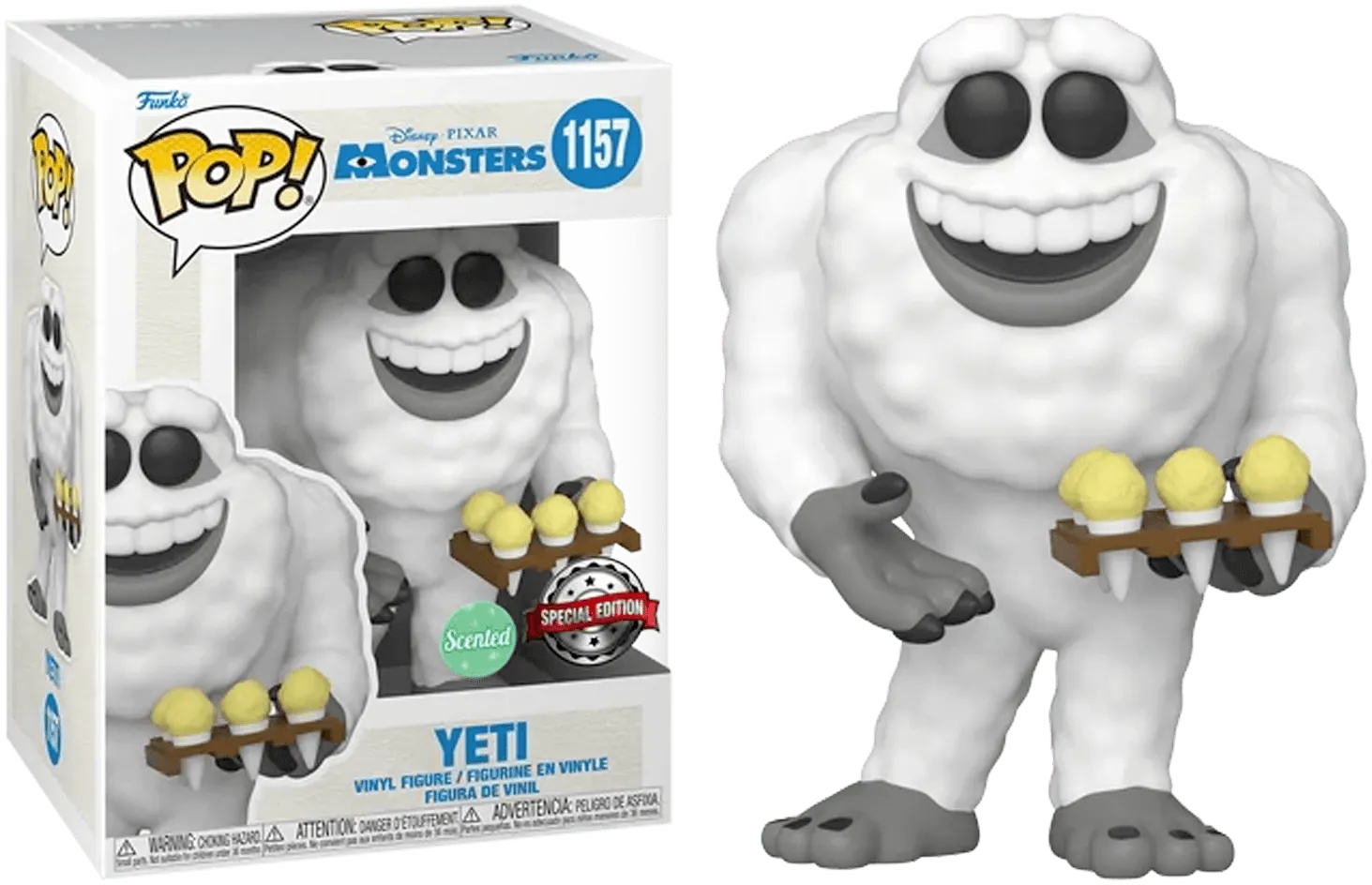 FUN58847 Monsters Inc - Yeti Scented 20th Anniversary US Exclusive Pop! Vinyl [RS] - Funko - Titan Pop Culture