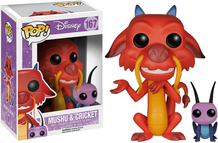 FUN5898 Mulan (1998) - Mushu & Cricket Pop! Vinyl - Funko TBA - Titan Pop Culture