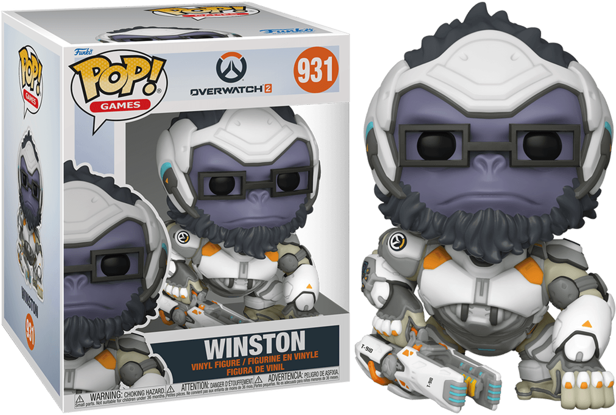 FUN59190 Overwatch 2 - Winston 6" Pop! Vinyl - Funko - Titan Pop Culture