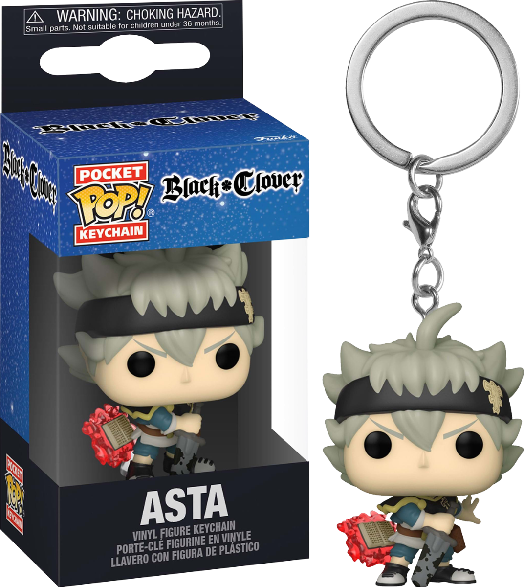 FUN59242 Black Clover - Asta Pocket Pop! Keychain - Funko - Titan Pop Culture