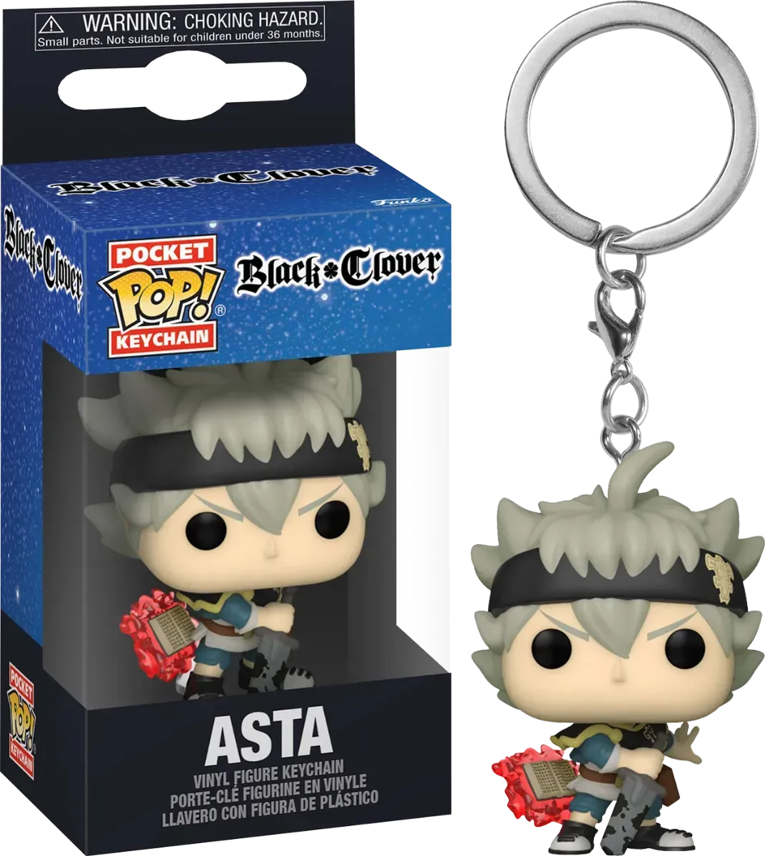 FUN59242 Black Clover - Asta Pocket Pop! Keychain - Funko - Titan Pop Culture