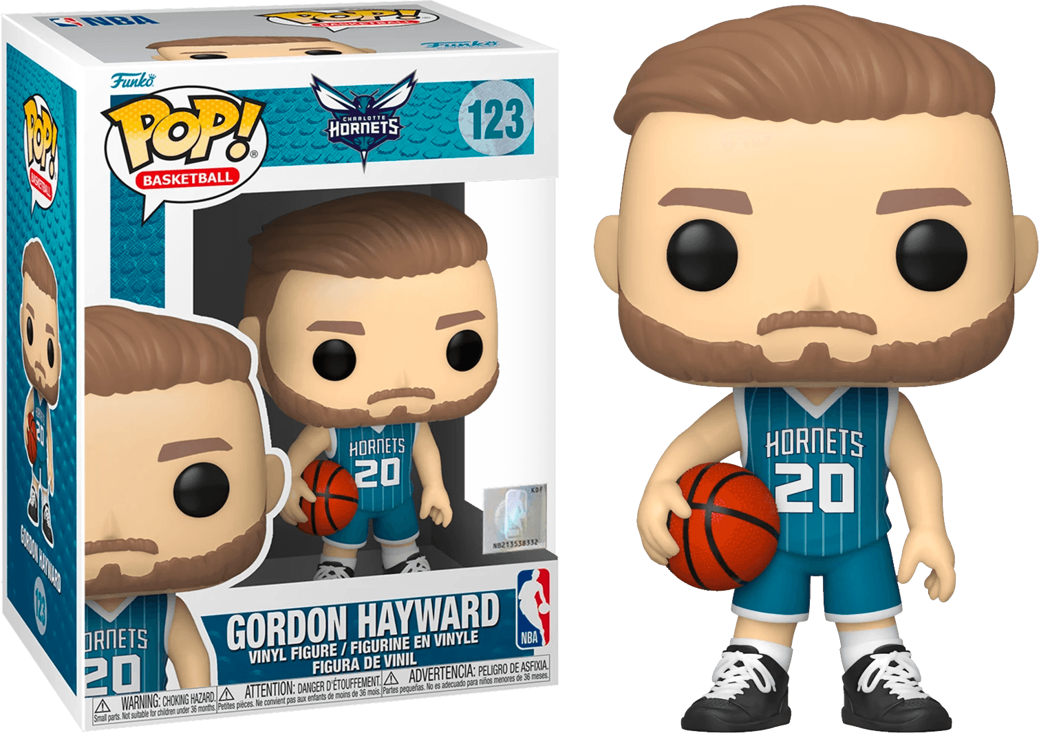 FUN59263 NBA: Hornets - Gordon Hayward (Teal Jersey) Pop! Vinyl - Funko - Titan Pop Culture