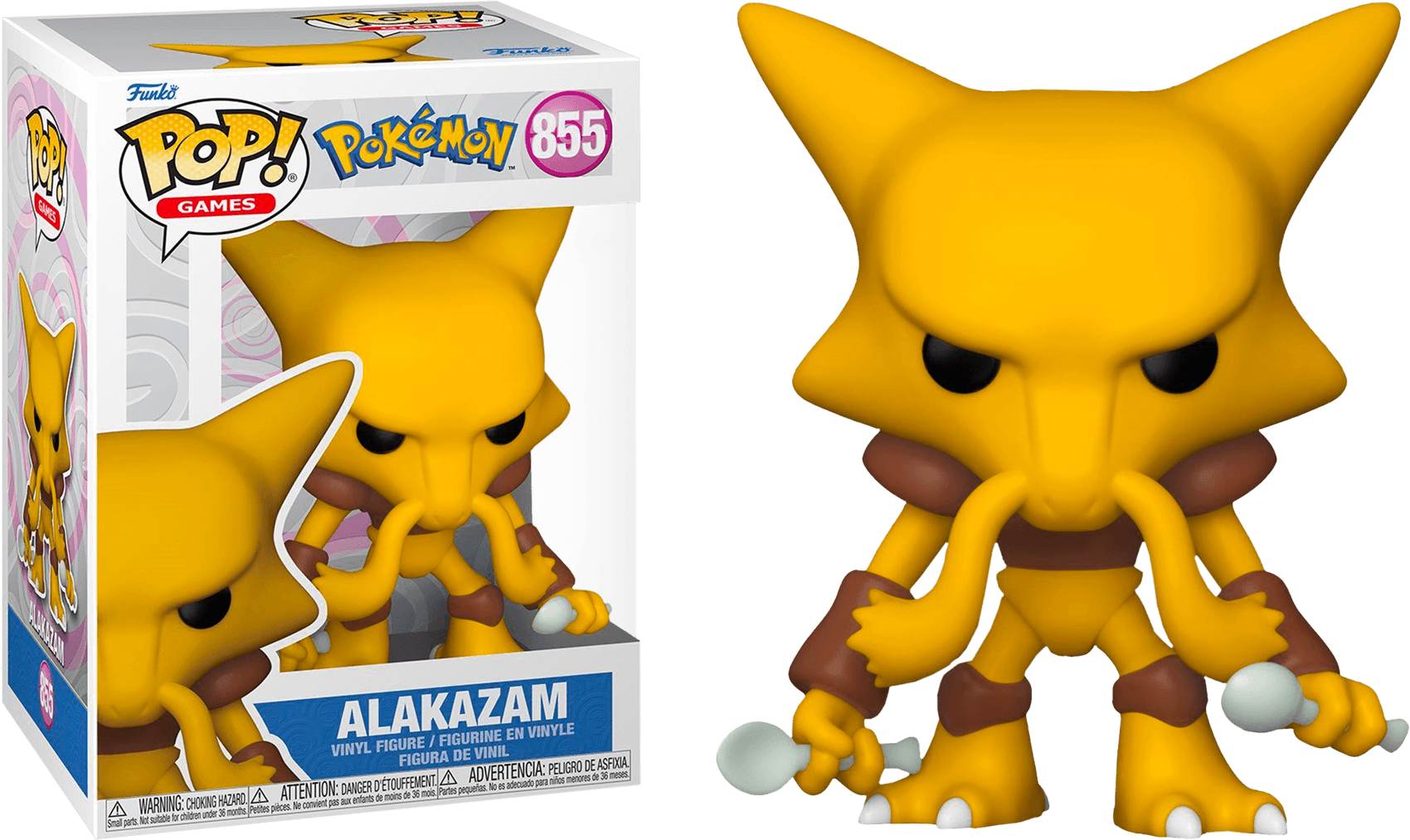 FUN59343 Pokemon - Alakazam Pop! Vinyl [RS] - Funko TBA - Titan Pop Culture