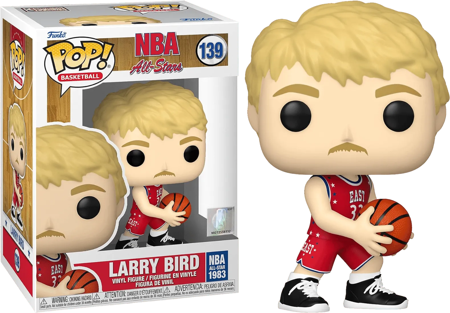 FUN59372 NBA: Legends - Larry Bird White All Star Uni 92 Pop! Vinyl - Funko - Titan Pop Culture