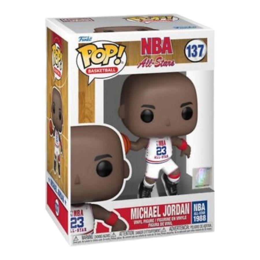 FUN59374 NBA: Legends - Michael Jordan White All Star Uniform 92 Pop! Vinyl - Funko TBA - Titan Pop Culture