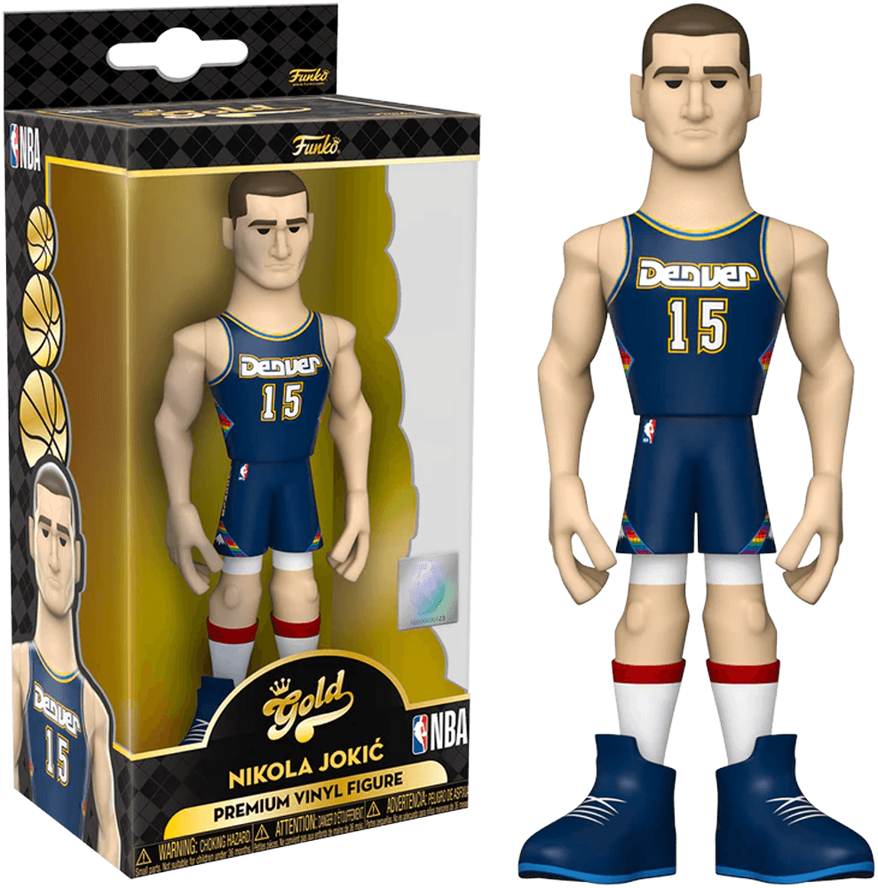 FUN59384 NBA: Grizzlies - Nikola Jokic Away Uni (with chase) 5" Vinyl Gold - Funko - Titan Pop Culture