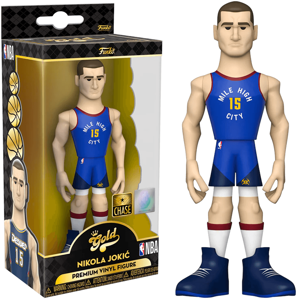 FUN59384 NBA: Grizzlies - Nikola Jokic Away Uni (with chase) 5" Vinyl Gold - Funko - Titan Pop Culture