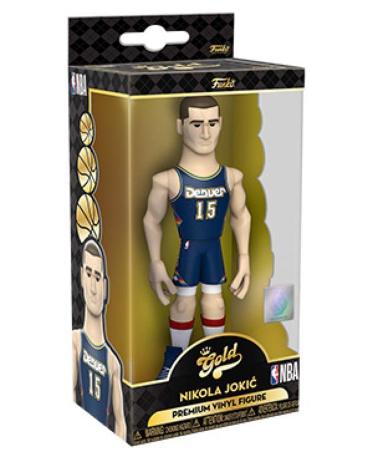 FUN59384 NBA: Grizzlies - Nikola Jokic Away Uni (with chase) 5" Vinyl Gold - Funko - Titan Pop Culture