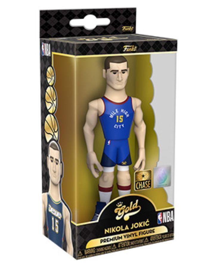 FUN59384 NBA: Grizzlies - Nikola Jokic Away Uni (with chase) 5" Vinyl Gold - Funko - Titan Pop Culture