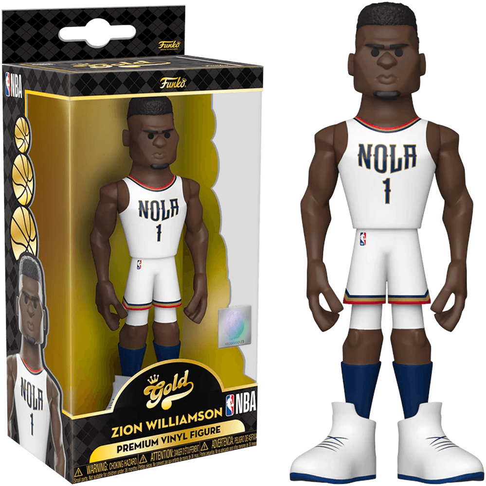 FUN59385 NBA: Grizzlies - Zion Williamson Home (with chase) 5" Vinyl Gold - Funko - Titan Pop Culture