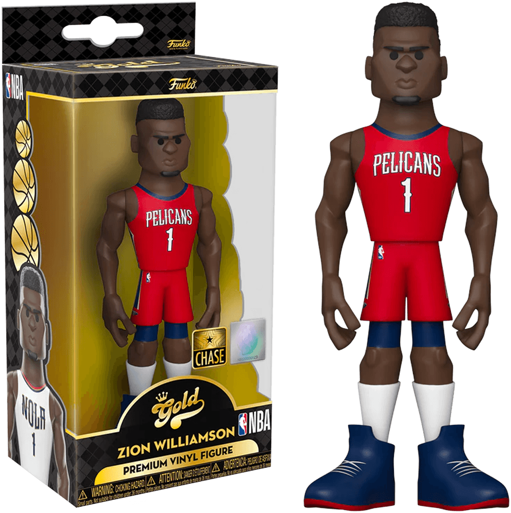 FUN59385 NBA: Grizzlies - Zion Williamson Home (with chase) 5" Vinyl Gold - Funko - Titan Pop Culture